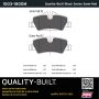 MPA 1003-1800M Quality-Built Black Series Semi-Metallic Brake Pads w/ Hardware