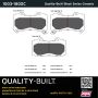 MPA 1003-1802C Quality-Built Black Series Ceramic Brake Pads w/ Hardware