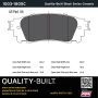 MPA 1003-1805C Quality-Built Black Series Ceramic Brake Pads w/ Hardware