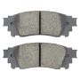 MPA 1003-1805C Quality-Built Black Series Ceramic Brake Pads w/ Hardware