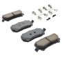 MPA 1003-1806C Quality-Built Black Series Ceramic Brake Pads w/ Hardware