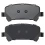 MPA 1003-1806C Quality-Built Black Series Ceramic Brake Pads w/ Hardware