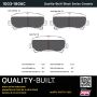 MPA 1003-1806C Quality-Built Black Series Ceramic Brake Pads w/ Hardware