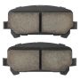 MPA 1003-1806C Quality-Built Black Series Ceramic Brake Pads w/ Hardware