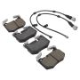 MPA 1003-1807M Quality-Built Black Series Semi-Metallic Brake Pads