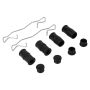 MPA 1003-1808C Quality-Built Black Series Ceramic Brake Pads w/ Hardware