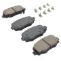 MPA 1003-1809C Quality-Built Black Series Ceramic Brake Pads w/ Hardware