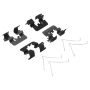 MPA 1003-1813C Quality-Built Black Series Ceramic Brake Pads w/ Hardware