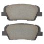 MPA 1003-1816C Quality-Built Black Series Ceramic Brake Pads w/ Hardware
