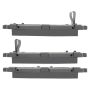 MPA 1003-1816C Quality-Built Black Series Ceramic Brake Pads w/ Hardware