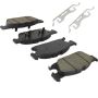 MPA 1003-1818AC Quality-Built Black Series Ceramic Brake Pads w/ Hardware