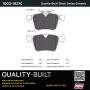 MPA 1003-1821C Quality-Built Black Series Ceramic Brake Pads w/ Hardware