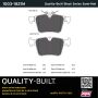 MPA 1003-1821M Quality-Built Black Series Semi-Metallic Brake Pads w/ Hardware