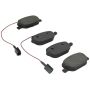MPA 1003-1822M Quality-Built Black Series Semi-Metallic Brake Pads