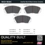MPA 1003-1826C Quality-Built Black Series Ceramic Brake Pads w/ Hardware