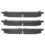 MPA 1003-1826C Quality-Built Black Series Ceramic Brake Pads w/ Hardware