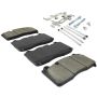 MPA 1003-1835C Quality-Built Black Series Ceramic Brake Pads w/ Hardware