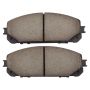 MPA 1003-1843C Quality-Built Black Series Ceramic Brake Pads w/ Hardware