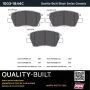 MPA 1003-1844C Quality-Built Black Series Ceramic Brake Pads