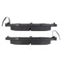 MPA 1003-1846C Quality-Built Black Series Ceramic Brake Pads w/ Hardware