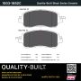 MPA 1003-1852C Quality-Built Black Series Ceramic Brake Pads w/ Hardware