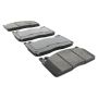 MPA 1003-1853M Quality-Built Black Series Semi-Metallic Brake Pads