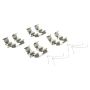 MPA 1003-1856C Quality-Built Black Series Ceramic Brake Pads w/ Hardware