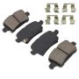 MPA 1003-1857C Quality-Built Black Series Ceramic Brake Pads w/ Hardware