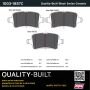 MPA 1003-1857C Quality-Built Black Series Ceramic Brake Pads w/ Hardware