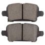 MPA 1003-1857C Quality-Built Black Series Ceramic Brake Pads w/ Hardware