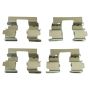 MPA 1003-1857C Quality-Built Black Series Ceramic Brake Pads w/ Hardware