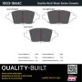 MPA 1003-1864C Quality-Built Black Series Ceramic Brake Pads w/ Hardware