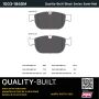 MPA 1003-1865M Quality-Built Black Series Semi-Metallic Brake Pads