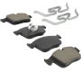 MPA 1003-1866M Quality-Built Black Series Semi-Metallic Brake Pads