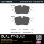 MPA 1003-1866M Quality-Built Black Series Semi-Metallic Brake Pads