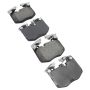 MPA 1003-1867M Quality-Built Black Series Semi-Metallic Brake Pads