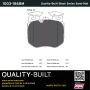 MPA 1003-1868M Quality-Built Black Series Semi-Metallic Brake Pads