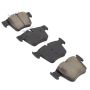 MPA 1003-1872M Quality-Built Black Series Semi-Metallic Brake Pads
