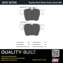 MPA 1003-1872M Quality-Built Black Series Semi-Metallic Brake Pads