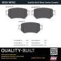MPA 1003-1874C Quality-Built Black Series Ceramic Brake Pads