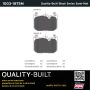 MPA 1003-1875M Quality-Built Black Series Semi-Metallic Brake Pads