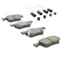 MPA 1003-1878C Quality-Built Black Series Ceramic Brake Pads w/ Hardware