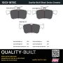 MPA 1003-1878C Quality-Built Black Series Ceramic Brake Pads w/ Hardware