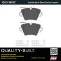MPA 1003-1892C Quality-Built Black Series Ceramic Brake Pads