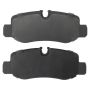 MPA 1003-1893M Quality-Built Black Series Semi-Metallic Brake Pads