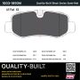 MPA 1003-1893M Quality-Built Black Series Semi-Metallic Brake Pads