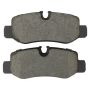 MPA 1003-1893M Quality-Built Black Series Semi-Metallic Brake Pads