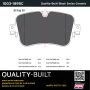 MPA 1003-1895C Quality-Built Black Series Ceramic Brake Pads