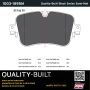 MPA 1003-1895M Quality-Built Black Series Semi-Metallic Brake Pads