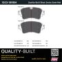 MPA 1003-1898M Quality-Built Black Series Semi-Metallic Brake Pads